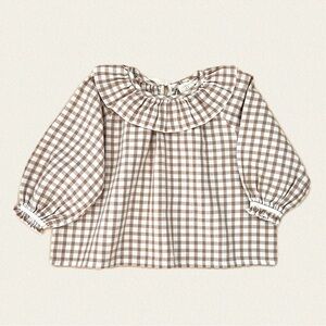 Liilu Organic Cotton Gingham Blouse